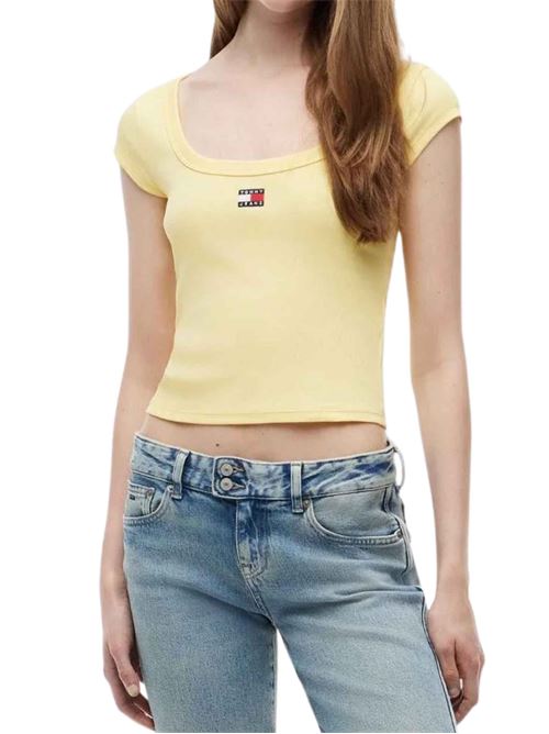 T-shirt silm fit a costine Tommy Jeans | DW0DW22793ZF0